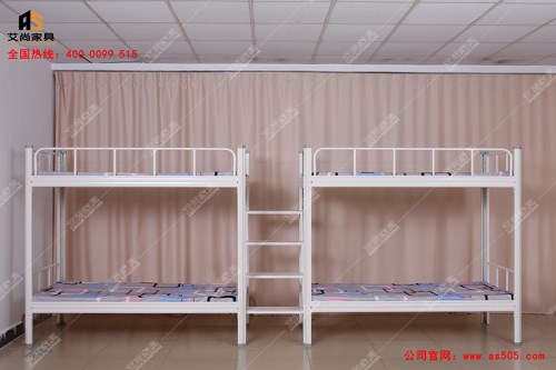 河源德愛學校三次采購艾尚家具雙層鐵床