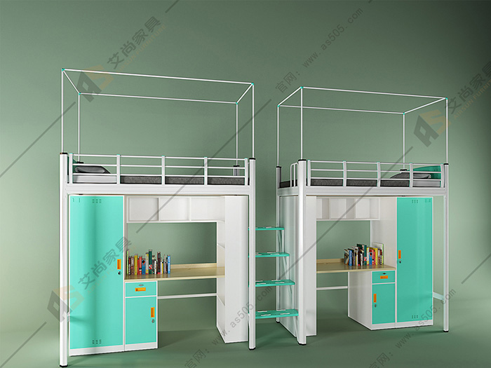 中梯-二連體學生公寓床