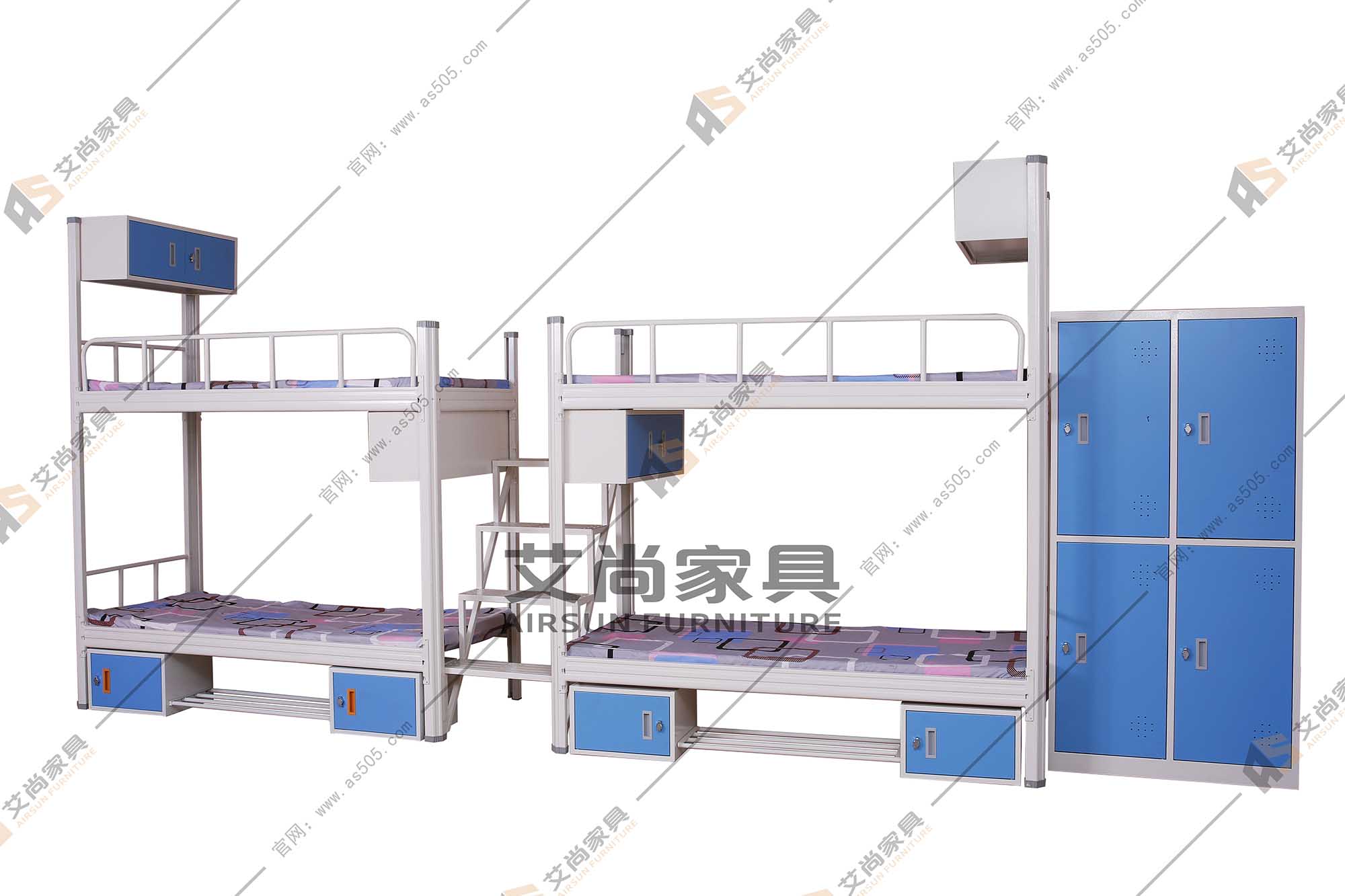 學生鐵架雙層床