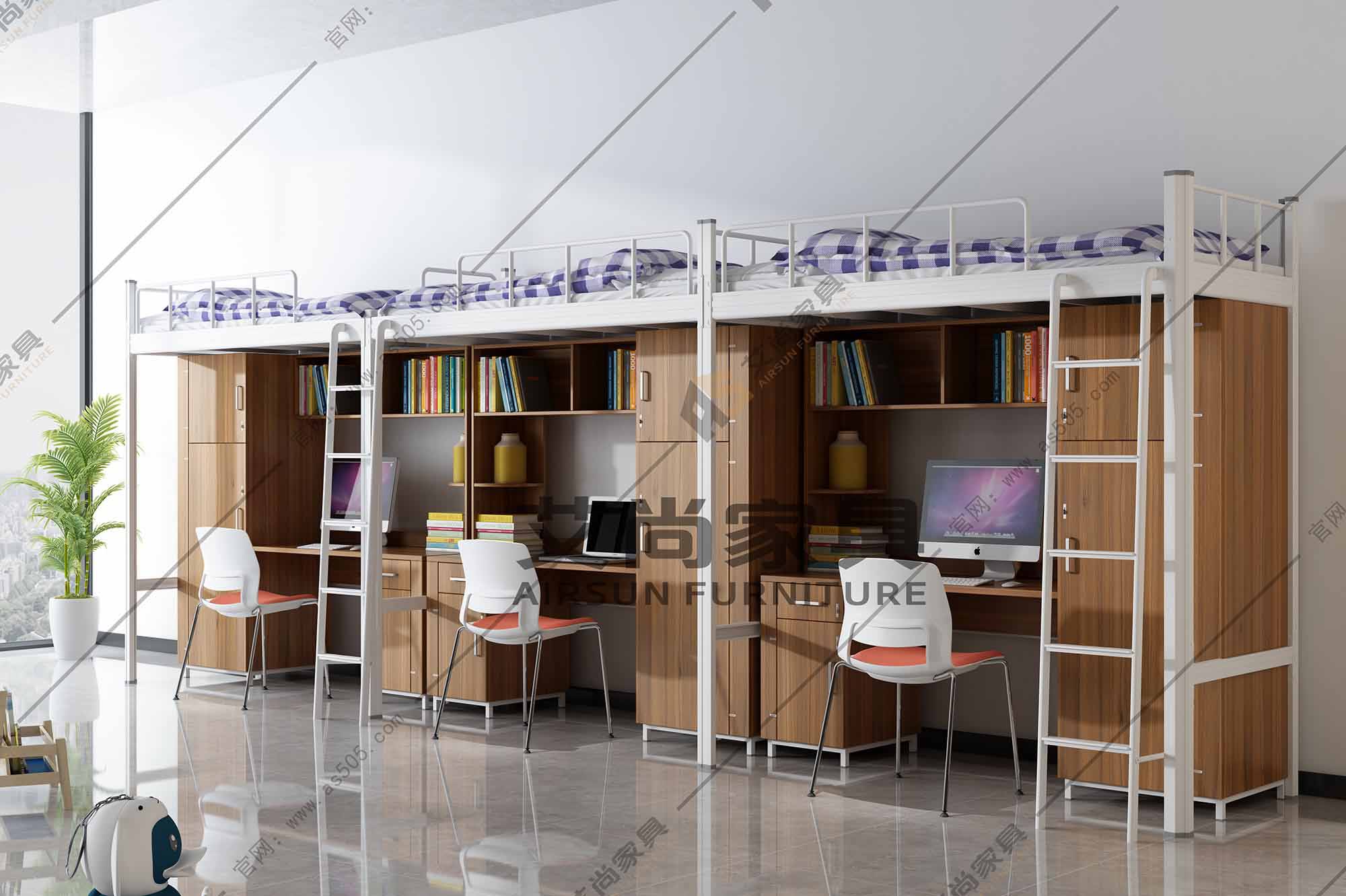 學(xué)生公寓連體床 學(xué)生公寓連體床