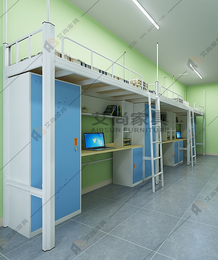 公寓學(xué)生床