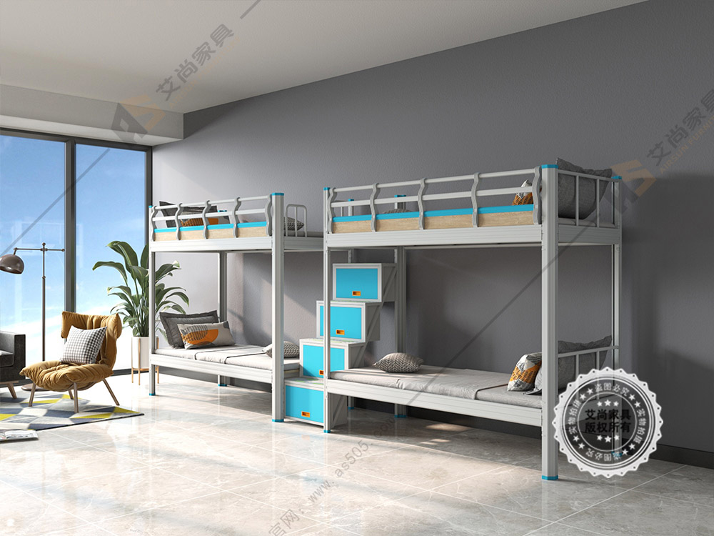 鋼鐵雙層鐵床宿舍家具會生銹嗎？艾尚家具教你如何防銹