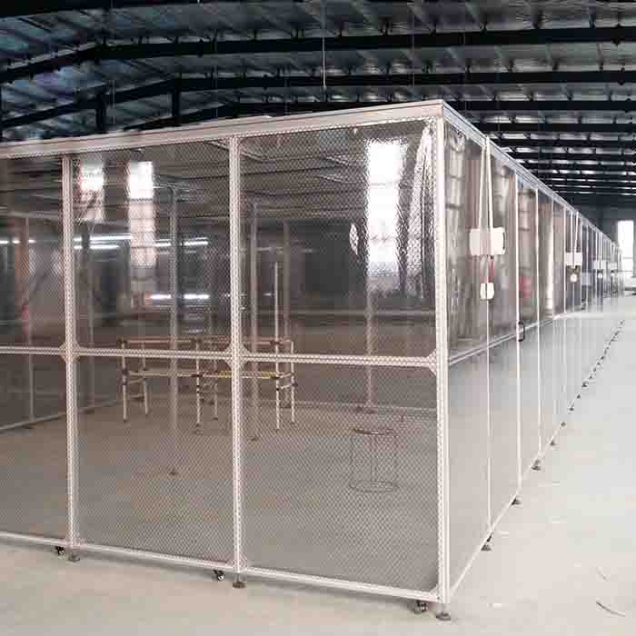 千級潔凈棚支撐架方通選擇鋁合金,制作美觀大方。